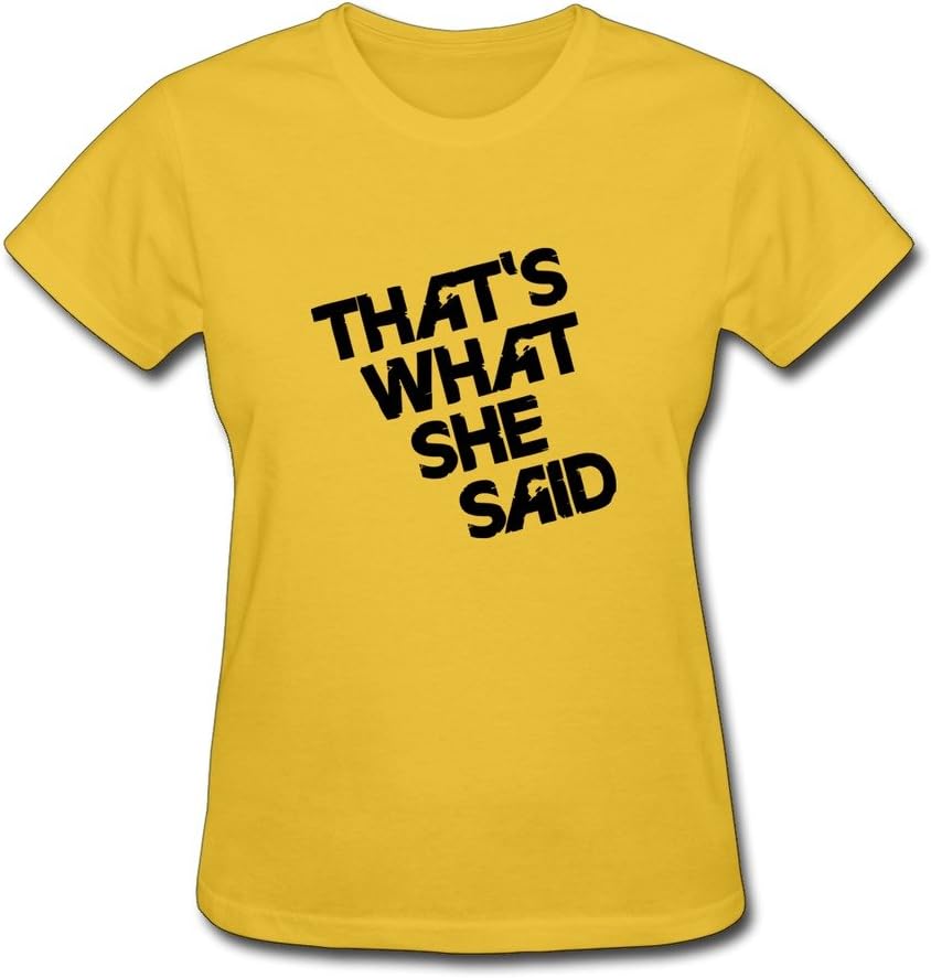 Vansty That's What She Said 100% Cotton Shirts for Women