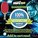 MightySpin Storm - Ping Pong Paddle with More Spin on Loops | An Edge Over Opponent Table Tennis Racket | 7-Ply Blade, Soft Rubber Surface Bat | For Beginner to Advanced (Paddle)