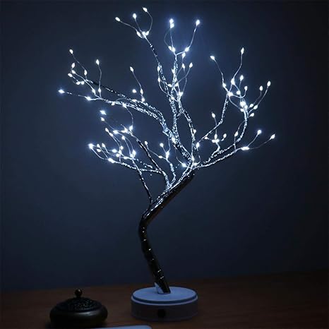 led tree table lamp
