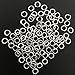 Dcatcher 1000 Pieces 4mm Open Jump Rings Jewelry DIY Findings for Choker Necklaces Bracelet Making, Silver