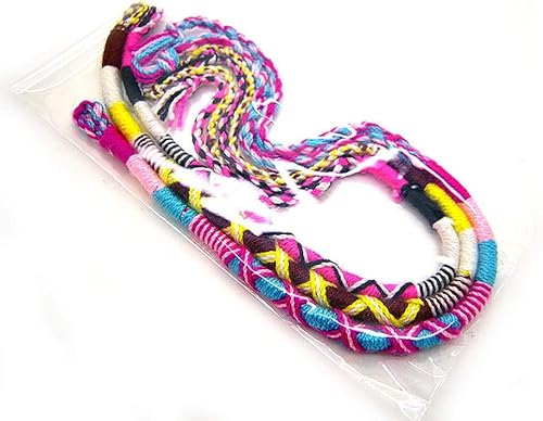 Amazon 3本セット 丸 手編み ミサンガ アミーゴブレス フリーサイズ ブレスレット アンクレット 3 5642 アンクレット 通販