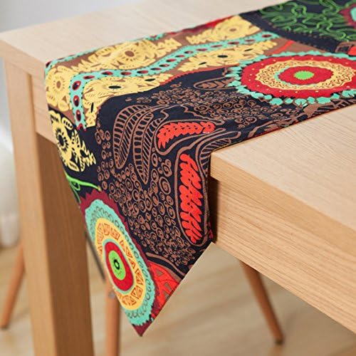 European bohemian patterns dining table flags restaurant Linen Table Runner decorated Wedding table decoration 30 x 200 cm 11.8 x 78.7 inch