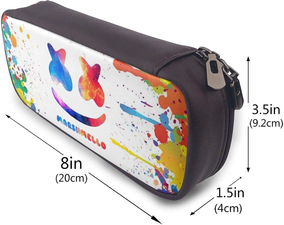 Amazon Co Jp Marshmello マシュメロ ペンケース 文具ケース 文具収納ケース 筆袋 Puレザー 服 ファッション小物