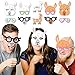 Big Dot of Happiness Whole Llama Fun Glasses & Masks - Paper Card Stock Llama Fiesta Baby Shower or Birthday Party Photo Booth Props Kit - 10 Count