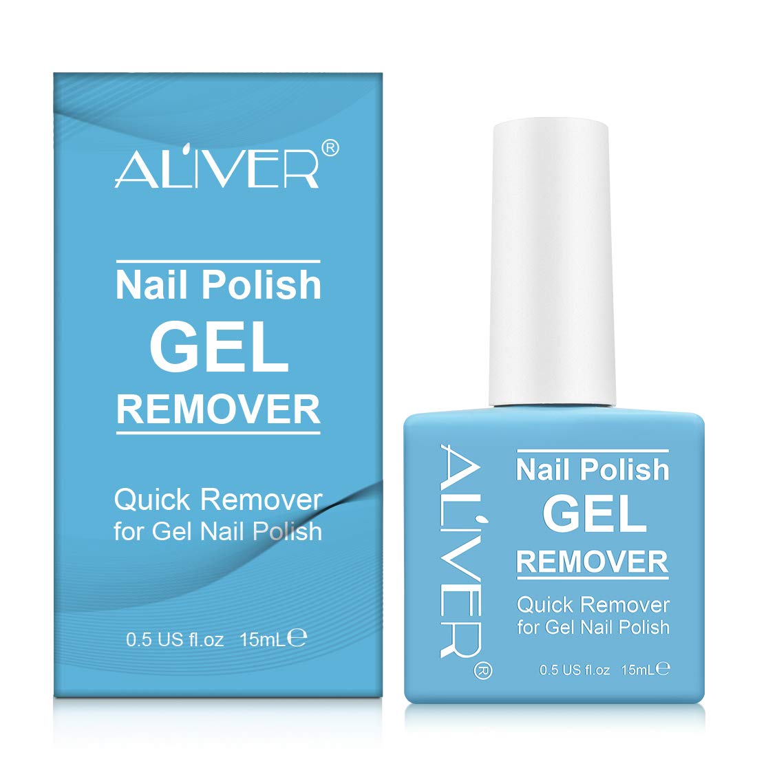2 Pack Magic Nail Polish Remover, Professional Removes Soak-Off Gel Nail Polish In 3-5 Minutes, Easily & Quickly, Don't Hurt Your Nails - 15 ml : Beauty