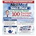 NeilMed Sinus Rinse All Natural Relief Premixed Refill Packets 100 Each