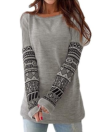 ZANZEA Damen Langarm Lose Oversize Bluse Langshirt T-Shirt Hemd Oberteil Tops