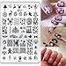 Voberry® Christmas Pattern DIY Nail Art Image Stamp Stamping Plates Manicure Template (C)