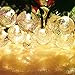 Sogrand,60LED 36FT.Solar String Lights,Warm White LED Crystal Ball,Solar Lights Outdoor,String Lights,Solar Garden Lights for Garden,Party,Dinner,Bedroom,Festival,Patio,Yard,Landscape