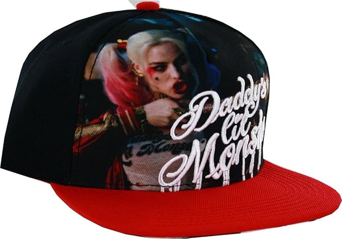 DC Comics Suicide Squad Harley Quinn Sublimated Snapback Baseball-Cap