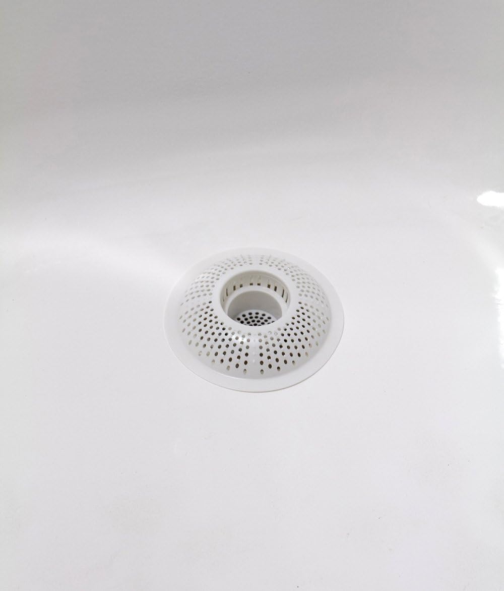 Evriholder Hairstopper 3pk, Plastic Drain Protector for Bathtubs & Showers, Pack of 3 - Sink Strainers - 