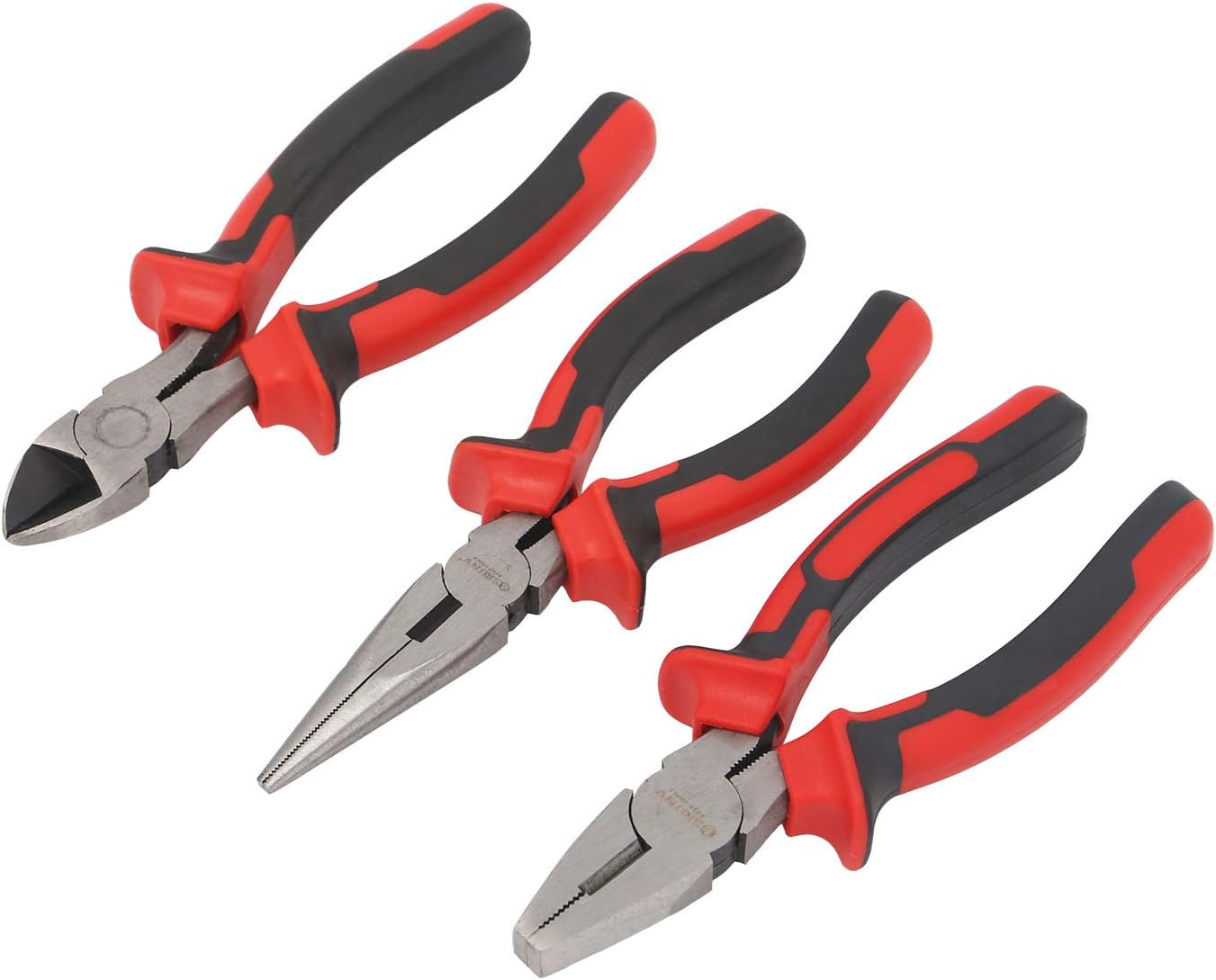 Shoze Pliers Set 160 mm Heavy Duty Pliers Set with Soft Grip Handles