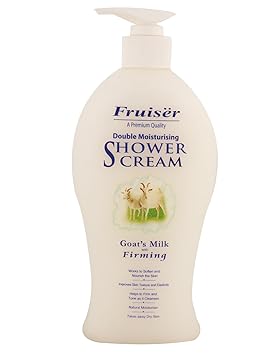 Fruiser Double Moisturising Shower Cream, Goat's Milk with Firming, 450 ml