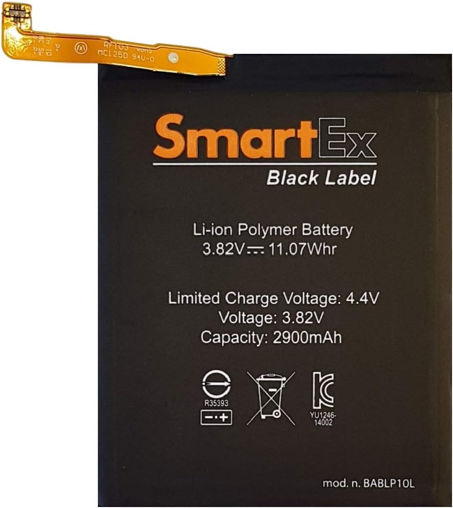 Smartex® Black Label Battery compatible with Huawei P9 Lite/P10 Lite/P20 Lite (HB366481ECW)