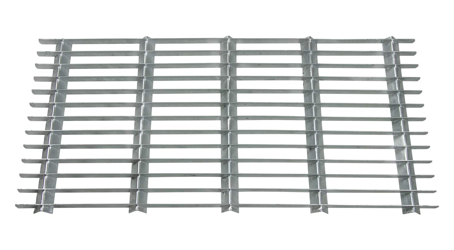 Woodside Large Rectangle Heavy Duty Galvanised Steel Garden Door Mat