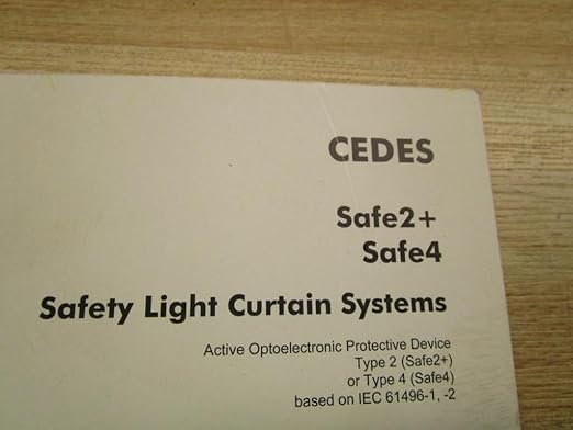 Cedes 102 261 Operation Manual Safe2 Safe4 Amazon Com Industrial Scientific