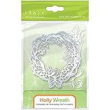 Tonic Studios Rococo Christmas-Wreath DIE, Metal, Grey, 105 x 80,5 mm