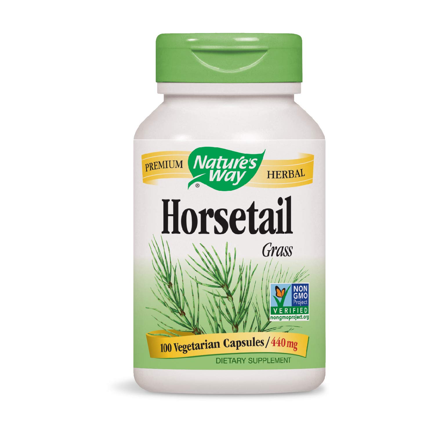Nature's Way Premium Herbal Horsetail Grass 440 mg, 100