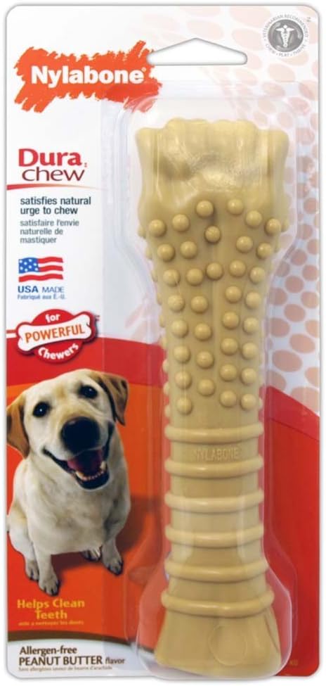Pet Supplies : Nylabone Power Chew Flavored Durable Chew Toy for Dogs Peanut Butter Flavor X-Large/Souper - 50+ Lbs. : 