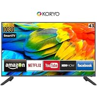 Koryo 109 cm (43 Inches) Full HD Smart LED TV KLE43FLCFH7S (Black) (2019 Model)