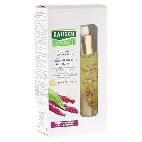 Rausch Amaranth Repair-Serum (verbessert die Struktur der Haarspitzen und schützt vor Spliss, ohne Silikone und Parabene - Ve