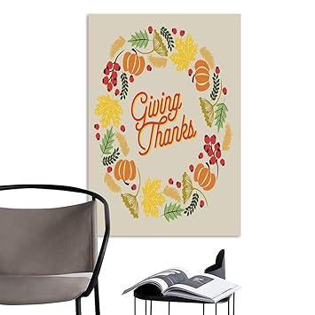 Amazon Uhoo アート 絵画 サンクスギビング カード 魔女 バスケット