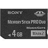 SONY Memory Stick PRO DUO (Mark 2) Memory Card 4 GB 4GB 4 Gig for Digital Camera SONY Cybershot Cyber-Shot / Alpha Series