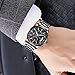 Mens Stainless Steel Watches Men Chronograph Waterproof Sport Date Quartz Wristwatch Classic Watch