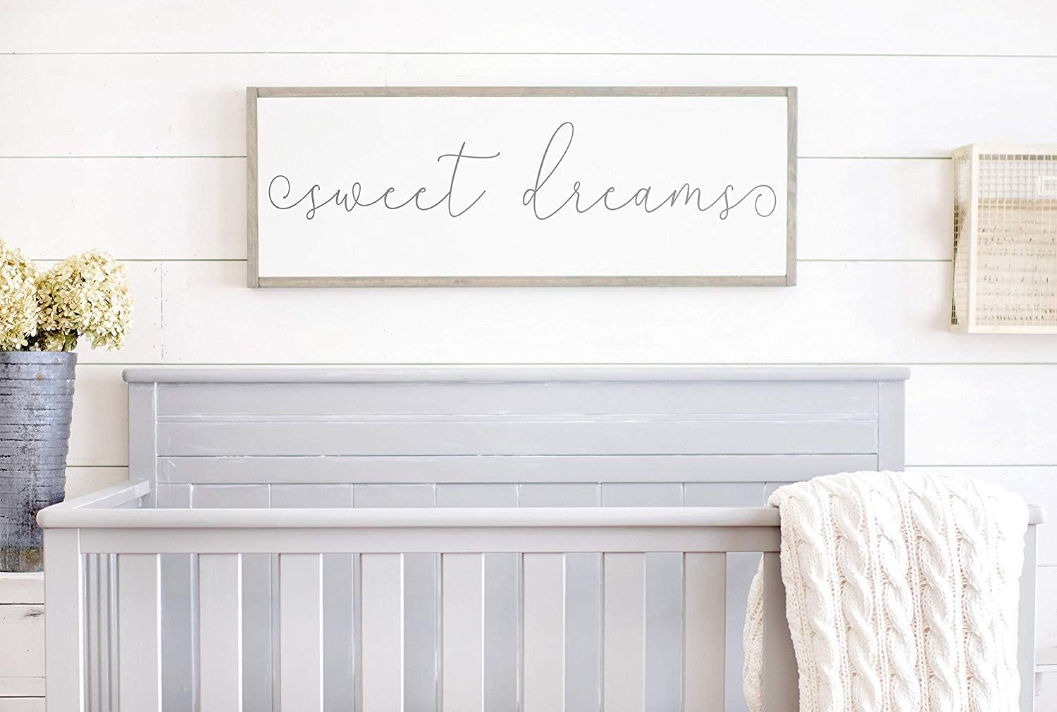 Framed Wood Sign Rustic Wooden Sign Sweet Dreams Sign Above Crib Sign Sign for Above Crib Sweet Dreams Wood Sign Sweet Dreams Nursery Sign Decorative Sign Home Decor