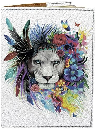 Cool Passport Covers - Cute Holder for Man Woman Kids - Vegan Leather Case FASTONI (American Roach)