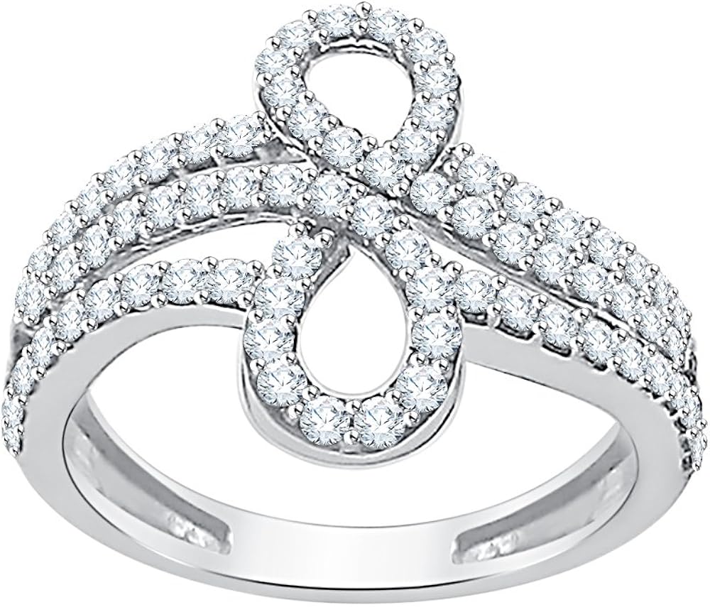 Diamond Fashion Ring in Sterling Silver (7/8 cttw) (IColor, SI3I1