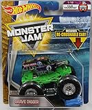 Hot Wheels Monster Jam 2018 Tour Favorites Grave Digger (With Re-Crushable Car)