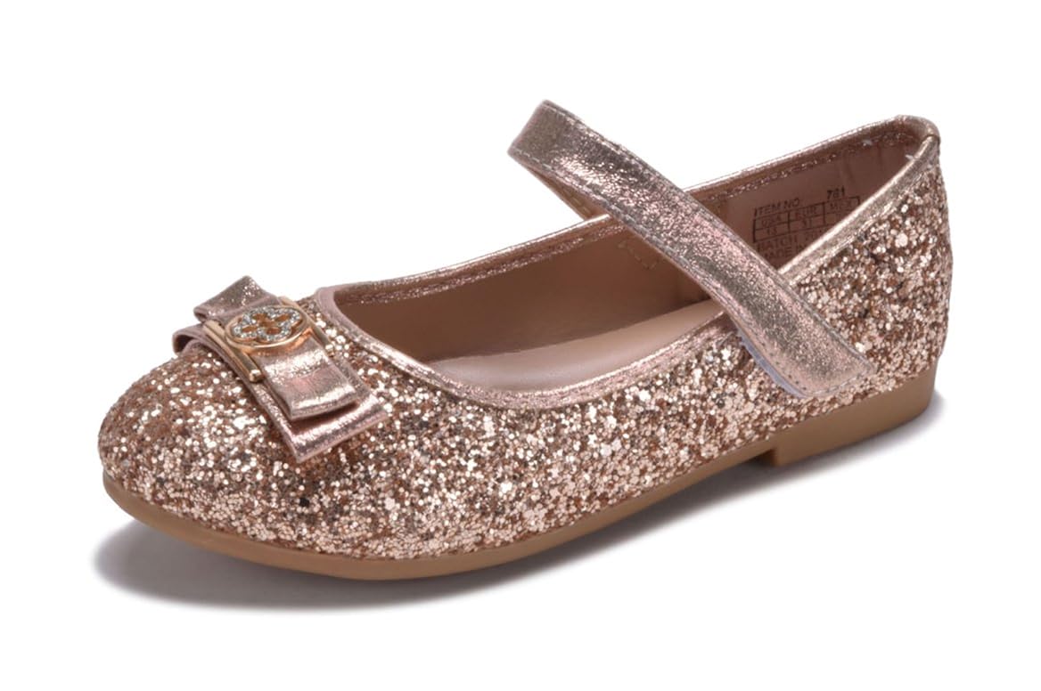 rose gold and silver shoes