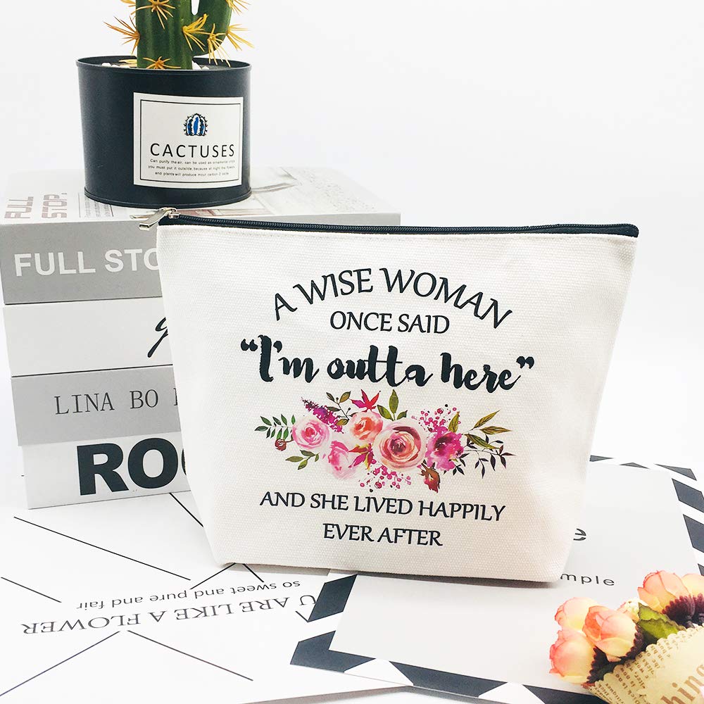 Retirement Gifts for Women Best Friends Wife Mom Grandma Coworkers Boss Nurse Teachers Retirees Colleagues Work Bff Bestie Funny Birthday Retired Makeup Bag : Beauty