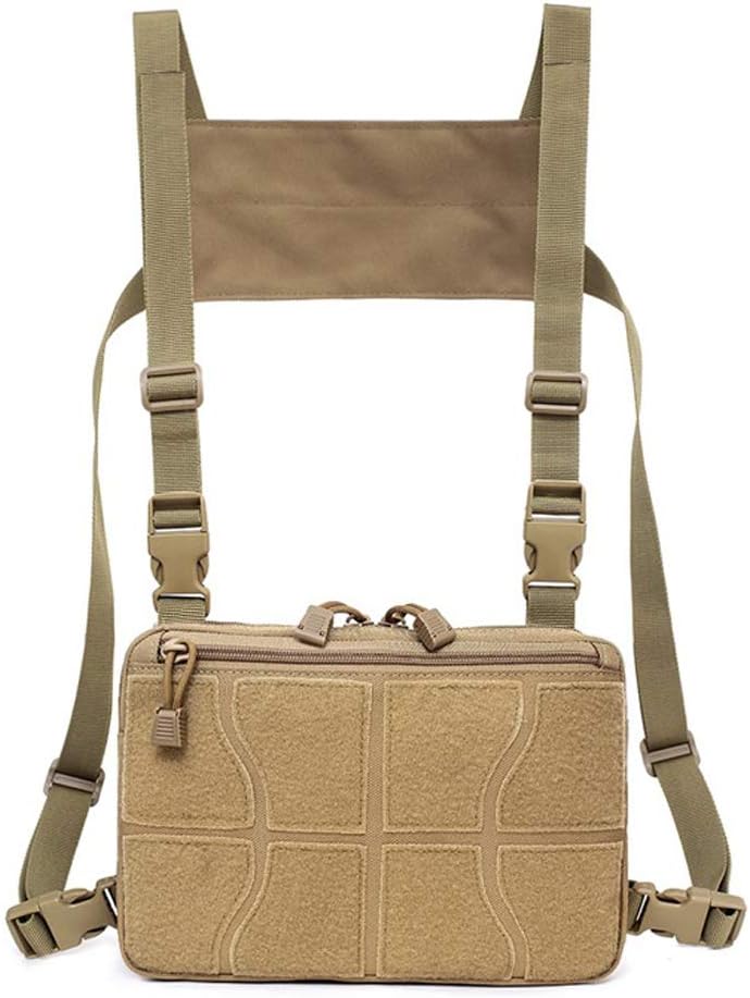 Sharplace Brusttasche Outdoor - Handy Weste Für Sport & Wandern, Wasserdicht & Praktisch