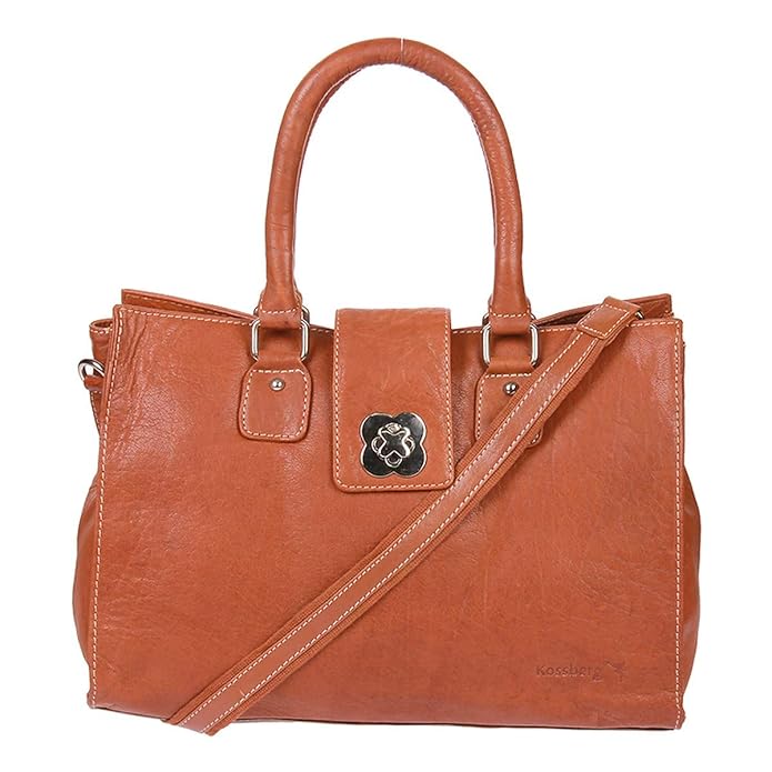 Kossberg Padlock Leder Shopper Tasche Handtasche Henkeltasche Modell Zoe