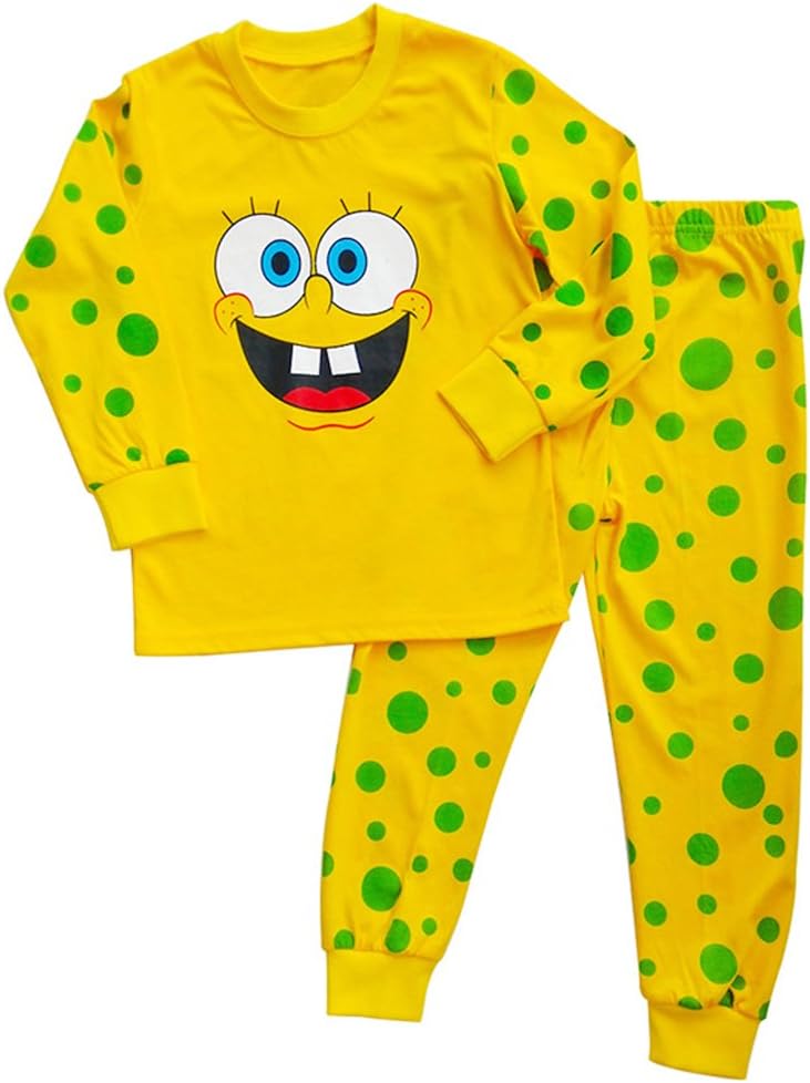 Boys Fall/Winter Spongebob Squarepants Nightgown Sleep Pants Pajama Sets