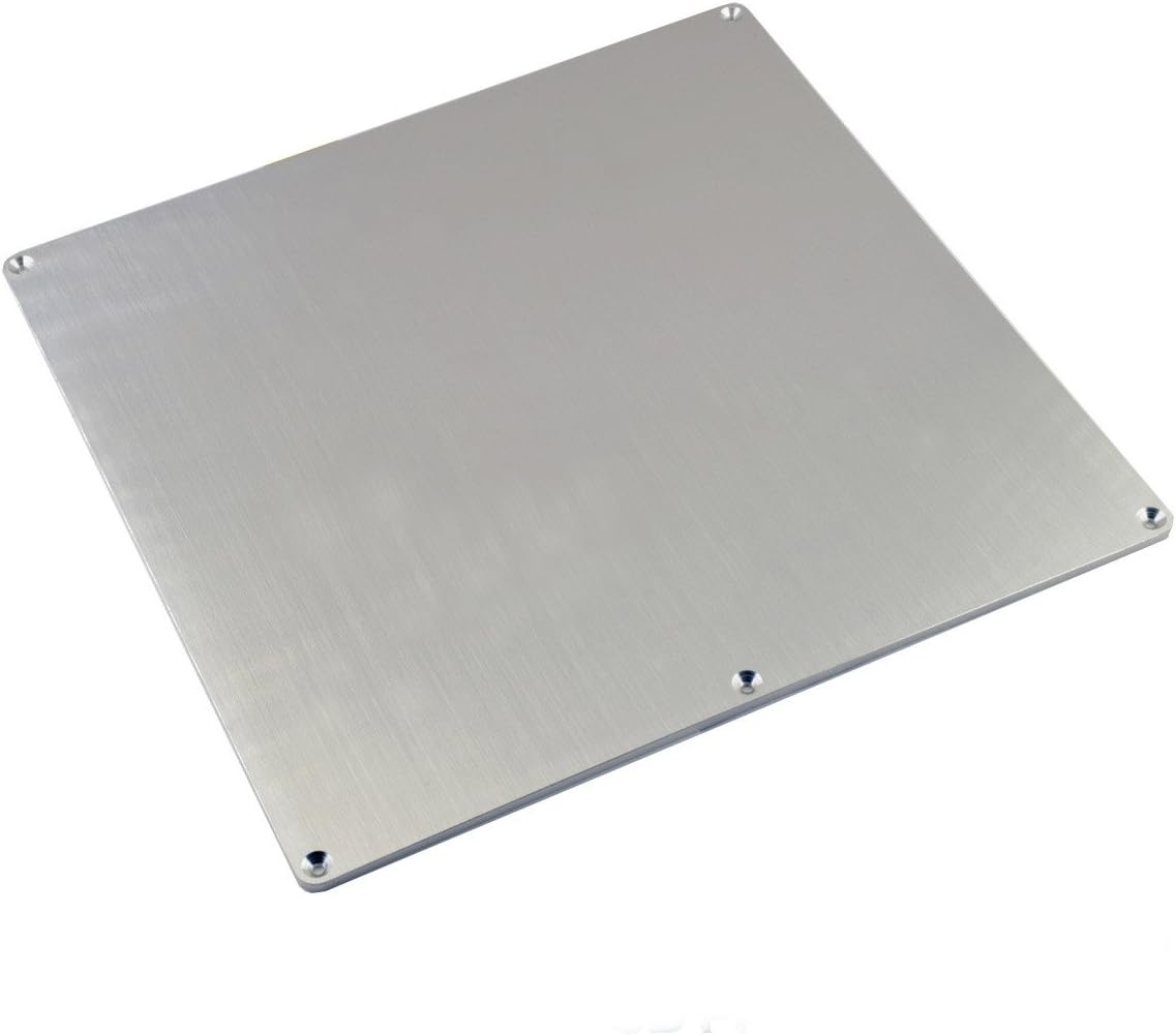 [Gulfcoast Robotics] Anodized Aluminum Build Plate for Heated Bed with 3-Point Leveling fits Wanhao Duplicator i3 Anet A8 MP Maker Select 3D Printers (220x220mm)