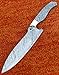 Handmade Damascus Steel Chef Kitchen Knife Blank Blade Professional Full Tang Fire Storm Pattern 12.50 Inches JNR5053