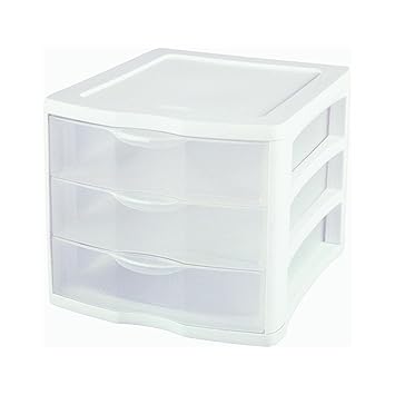 Amazon Com Sterilite 3 Drawer Desktop Unit Set Of 4 Baby
