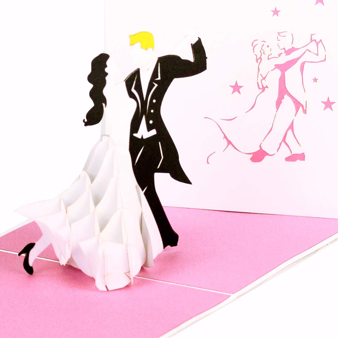 Invito A Nozze Coppia Di Ballo Biglietto D Auguri Coppia Danzante Biglietti Di Invito Di Nozze 3d Matrimonio Biglietti Di Auguri Matrimonio Coppia Di Sposi Buono Carta Danza Biglietti E Cartoncini Carta