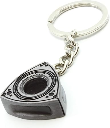 Amazon Co Jp Rotary13b1 ローターキーチェーン サテンシルバー 車 バイク