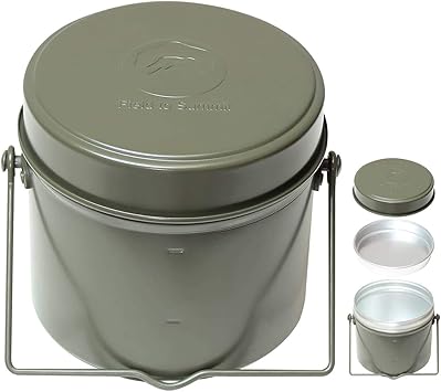 Amazon Field To Summit ハンゴー丸型 4合炊き Ofcahg1 アルミ 飯盒 飯ごう 弁当 アウトドア キャンプ 登山 直火式 ハンゴウ 炊飯器 熱伝導 鍋 フライパン 防災 災害 避難 備蓄 非常用 林間 ライスクッカー フィールドトゥーサミット Field To Summit