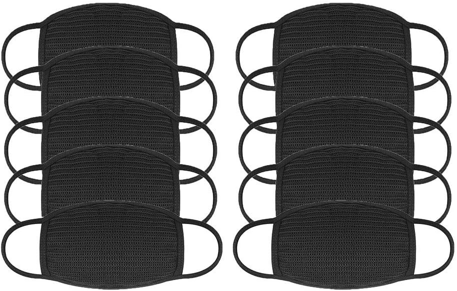 10Pcs Cycling Mask Activated Carbon Anti-Pollution Masks Dustproof Mountain Bicycle Sport Road Cycling Masks Face Cover(10Pcs)