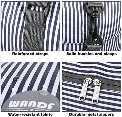 Wandf Foldable Travel Duffel Bag Luggage Sports Gym Water Resistant Nylon 6 Wandf Foldable Travel Duffel Bag Luggage Sports Gym Water Resistant Nylon