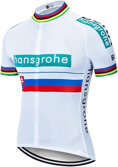 white bike jersey