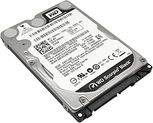 WESTERN DIGITAL WD5000BPKT Scorpio Black 500GB 7200 RPM 16MB cache SATA 3.0Gb/s 2.5 internal notebook hard drive (Bare Drive) (Renewed)