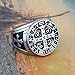 Zovivi St Benedict Exorcism Stainless Steel Ring Demon Protection Ghost Hunter CSBP