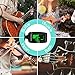 Mugig Clip-On Tuner for Guitar, Bass, Ukulele, Chromatic Instruments, Ukulele Tuner, Guitar Tuner - Black