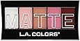 L.A. Colors 5 Color Matte Eyeshadow, Pink Chiffon, 0.08 Ounce